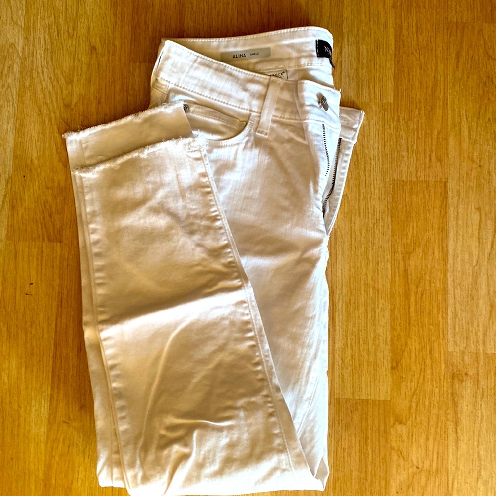 Women’s NYDJ White Alina Ankle Jean Size 10